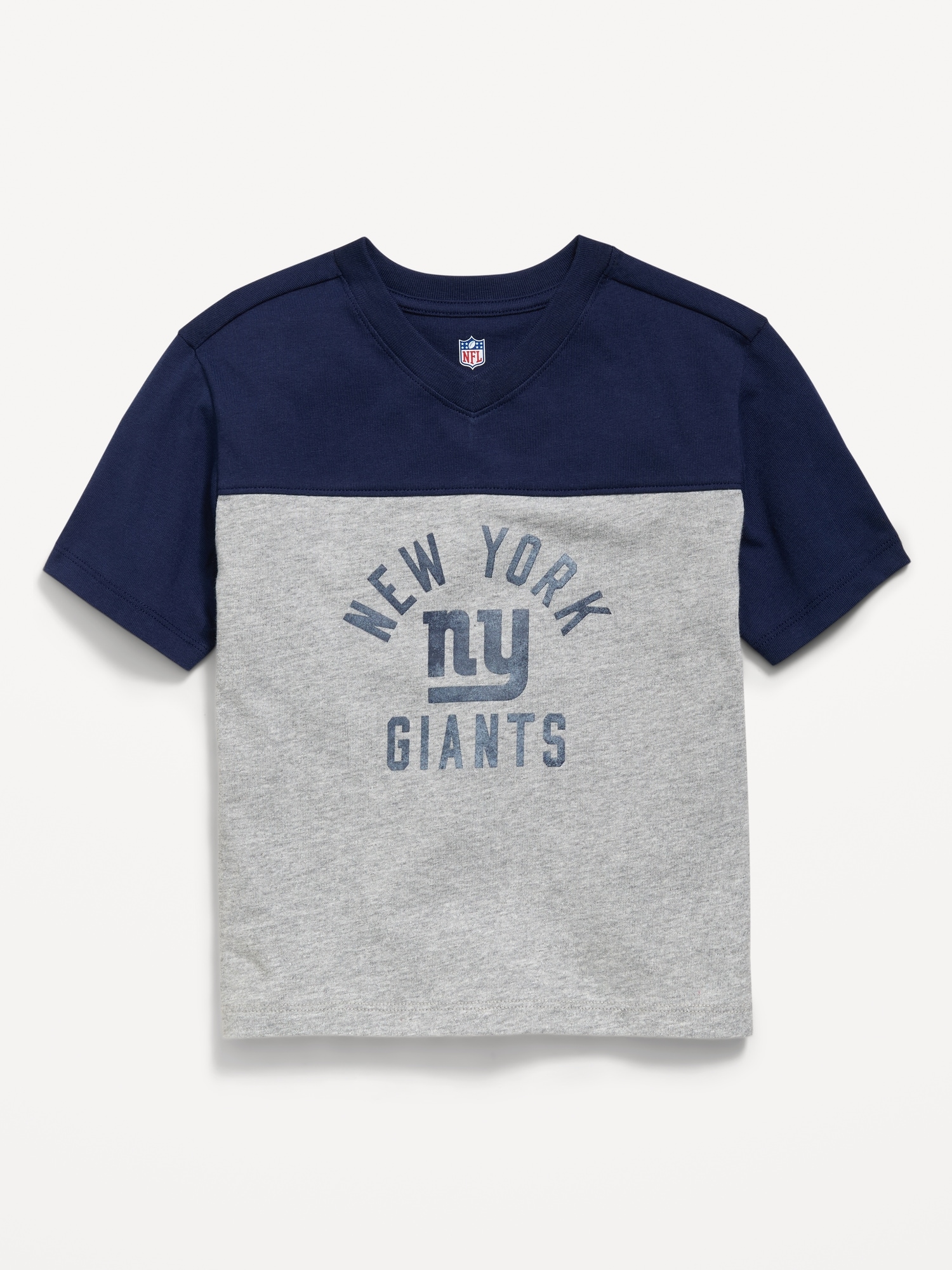 New York Giants Oversized Graphic Football T-Shirt for Toddler Boys