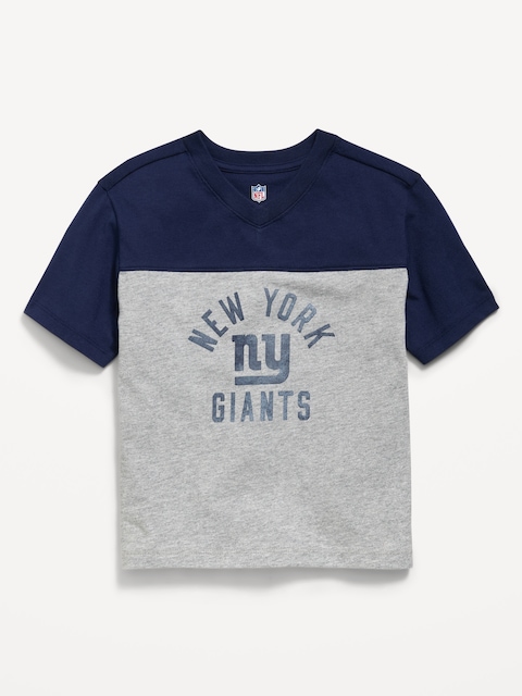 New York Giants Oversized Graphic Football T-Shirt for Toddler Boys