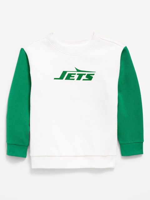 New York Jets Oversized Crew-Neck Sweatshirt for Toddler Boys