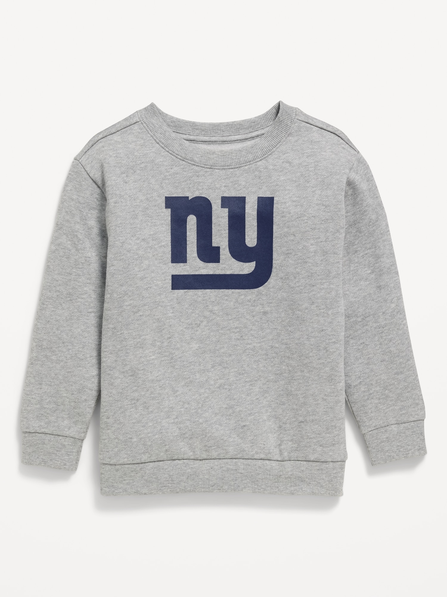 New York Giants Oversized Crew-Neck Sweatshirt for Toddler Boys