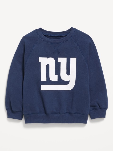 New York Giants Crew-Neck Sweatshirt for Toddler Girls
