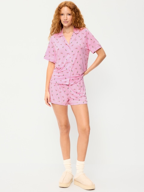 Sunday Sleep Knit Jersey Short Set
