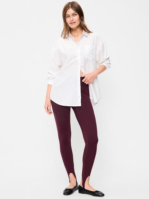High-Waisted Stirrup Leggings for Women