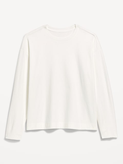 Vintage Long-Sleeve Crew-Neck T-Shirt