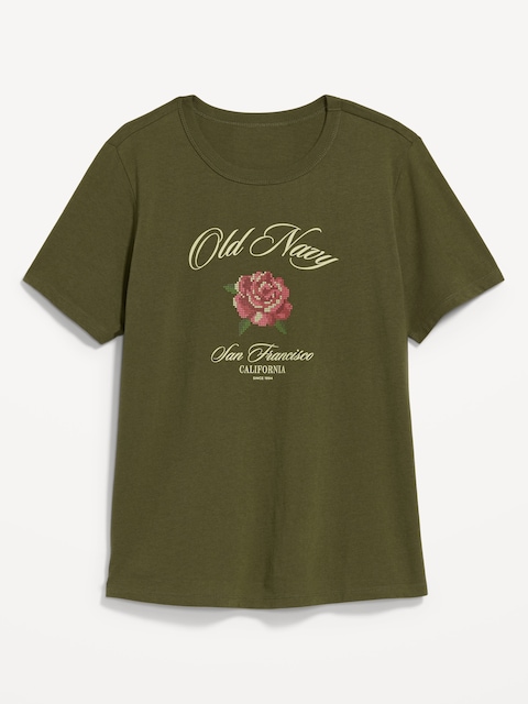 EveryWear Crew-Neck Logo-Graphic T-Shirt