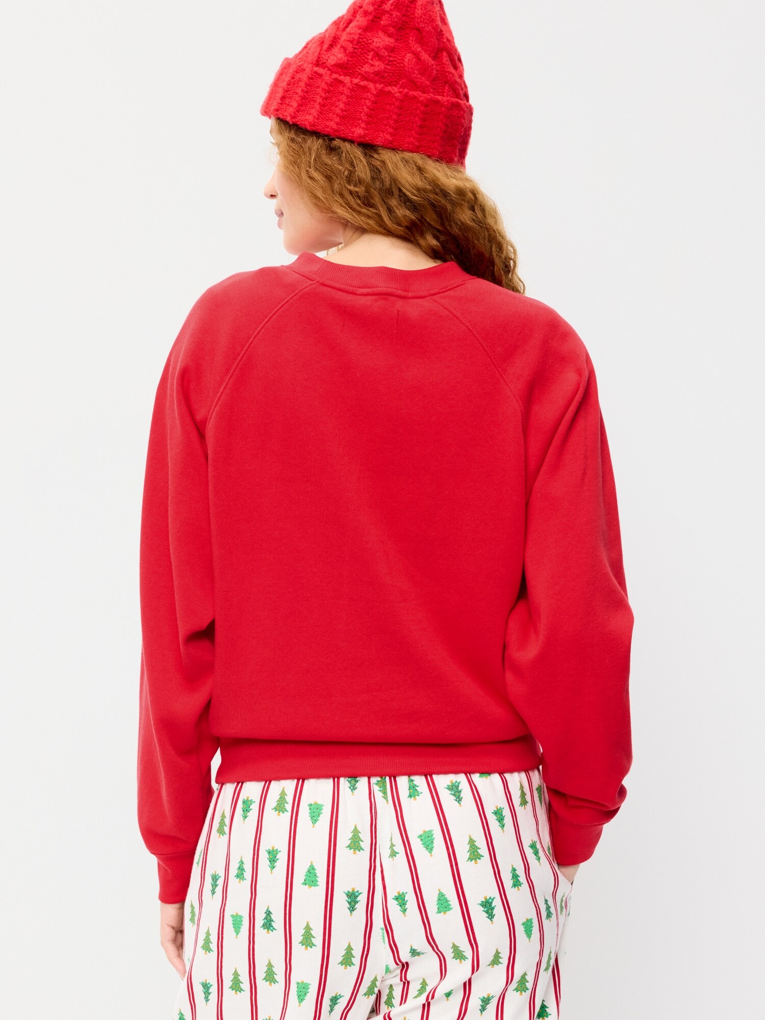 Женские толстовки Old Navy SoComfy Oversized Raglan, цвет: Amaryllis — фото 2