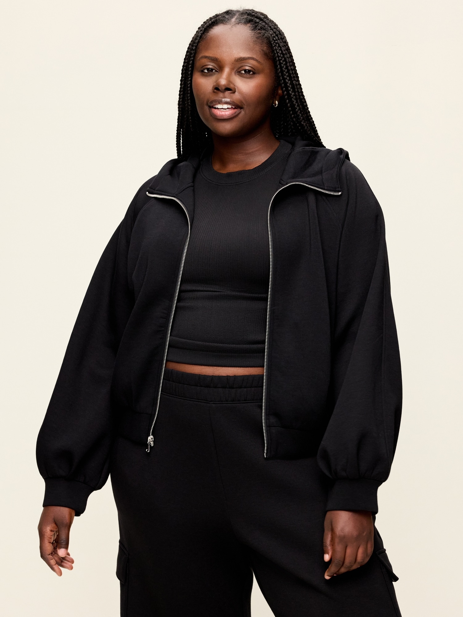 Bounce Fleece Utility Hoodie Sweatshirt