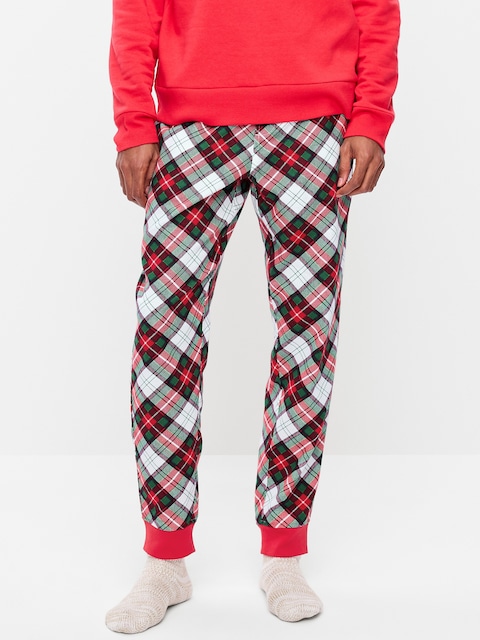Flannel Pajama Joggers for Men