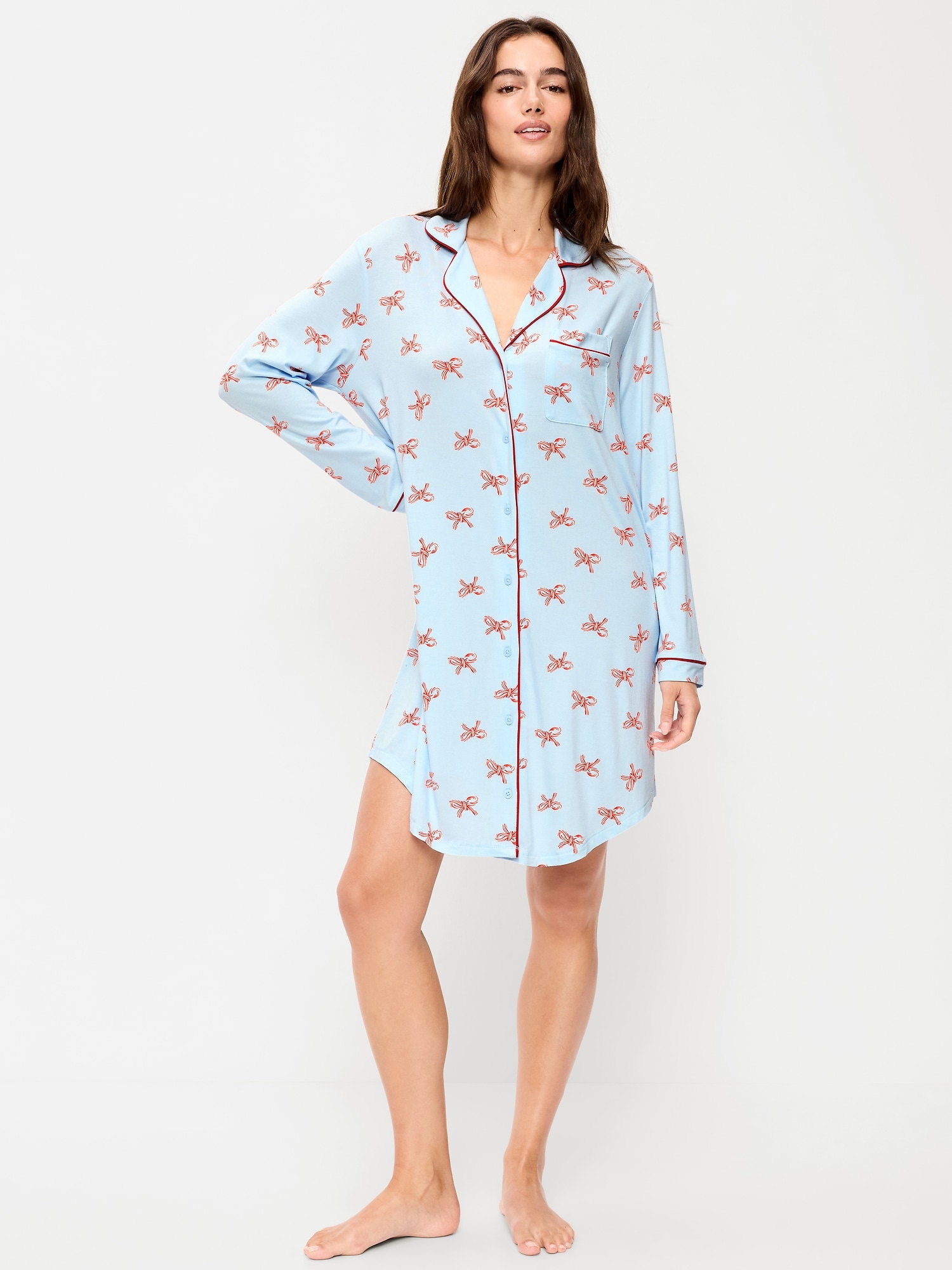 Knit Jersey Sleep Dress