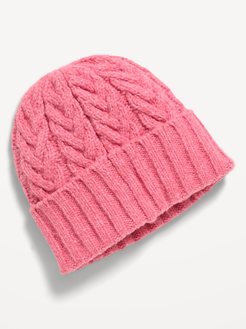 Cable-Knit Beanie for Girls