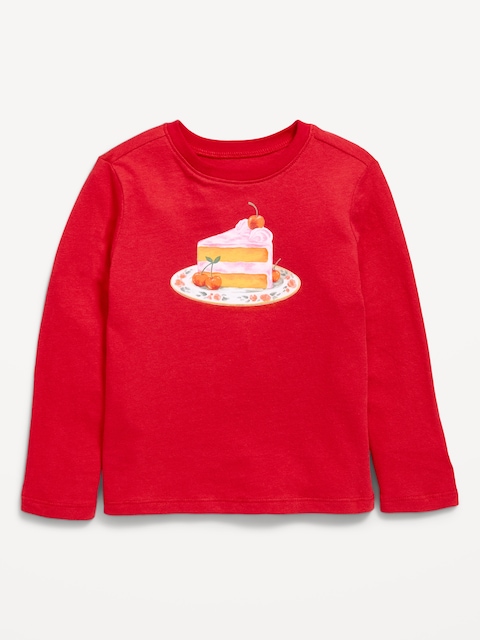 Long-Sleeve Graphic T-Shirt for Toddler Girls