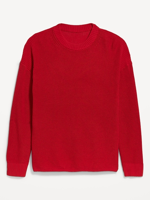 Seaside Cotton Shaker Oversized Tunic Sweater