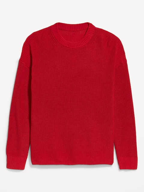 Seaside Cotton Shaker Oversized Tunic Sweater