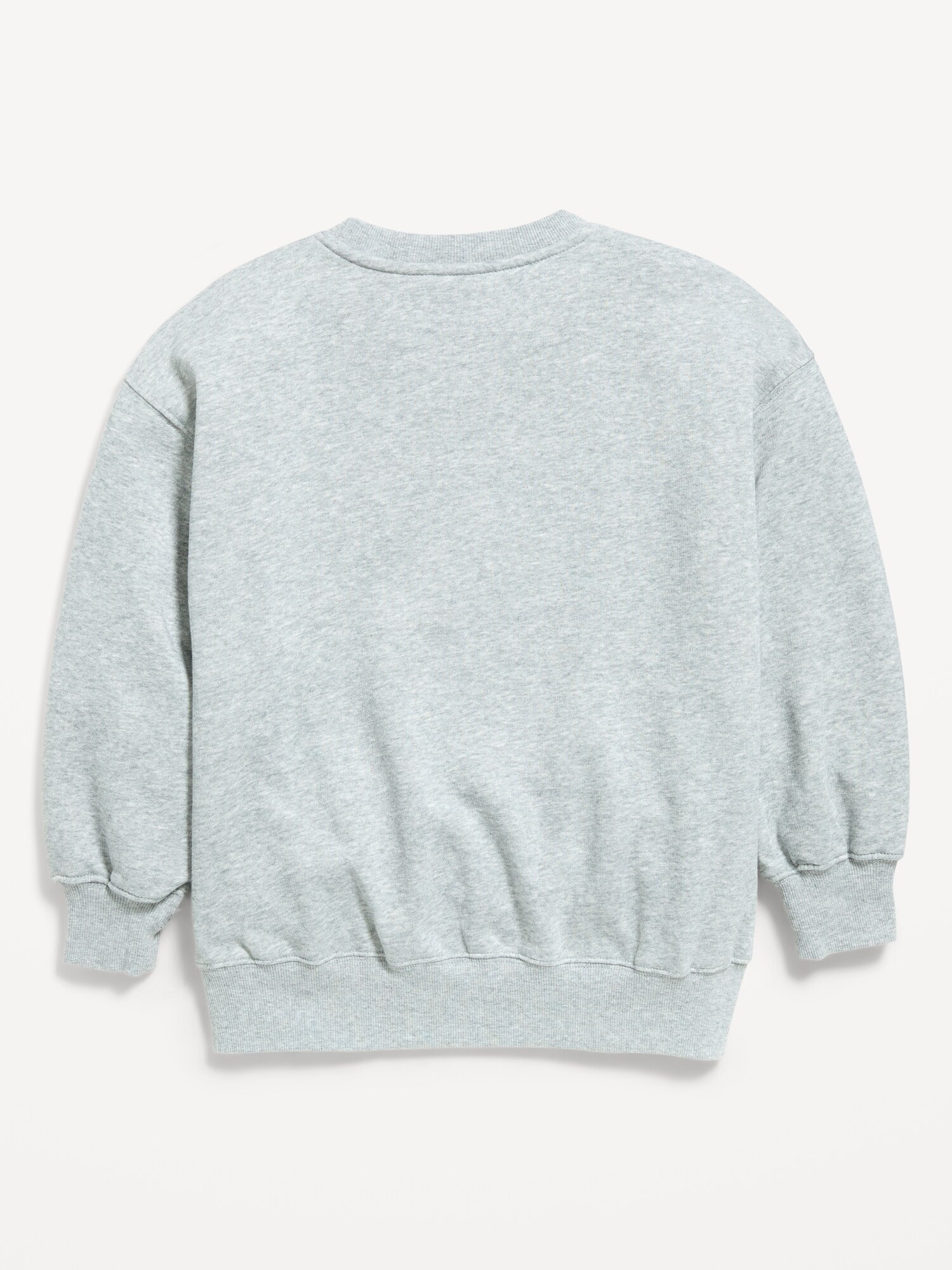 Толстовка Old Navy Disney© Minnie Mouse Oversized Tunic Sweatshirt для девочек, цвет: Меланжевый серый — фото 3