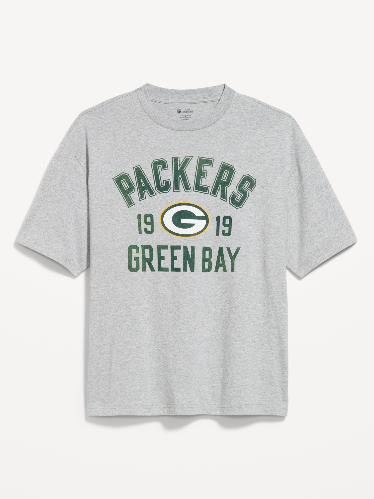 Green Bay Packers Oversized Graphic T-Shirt for Men