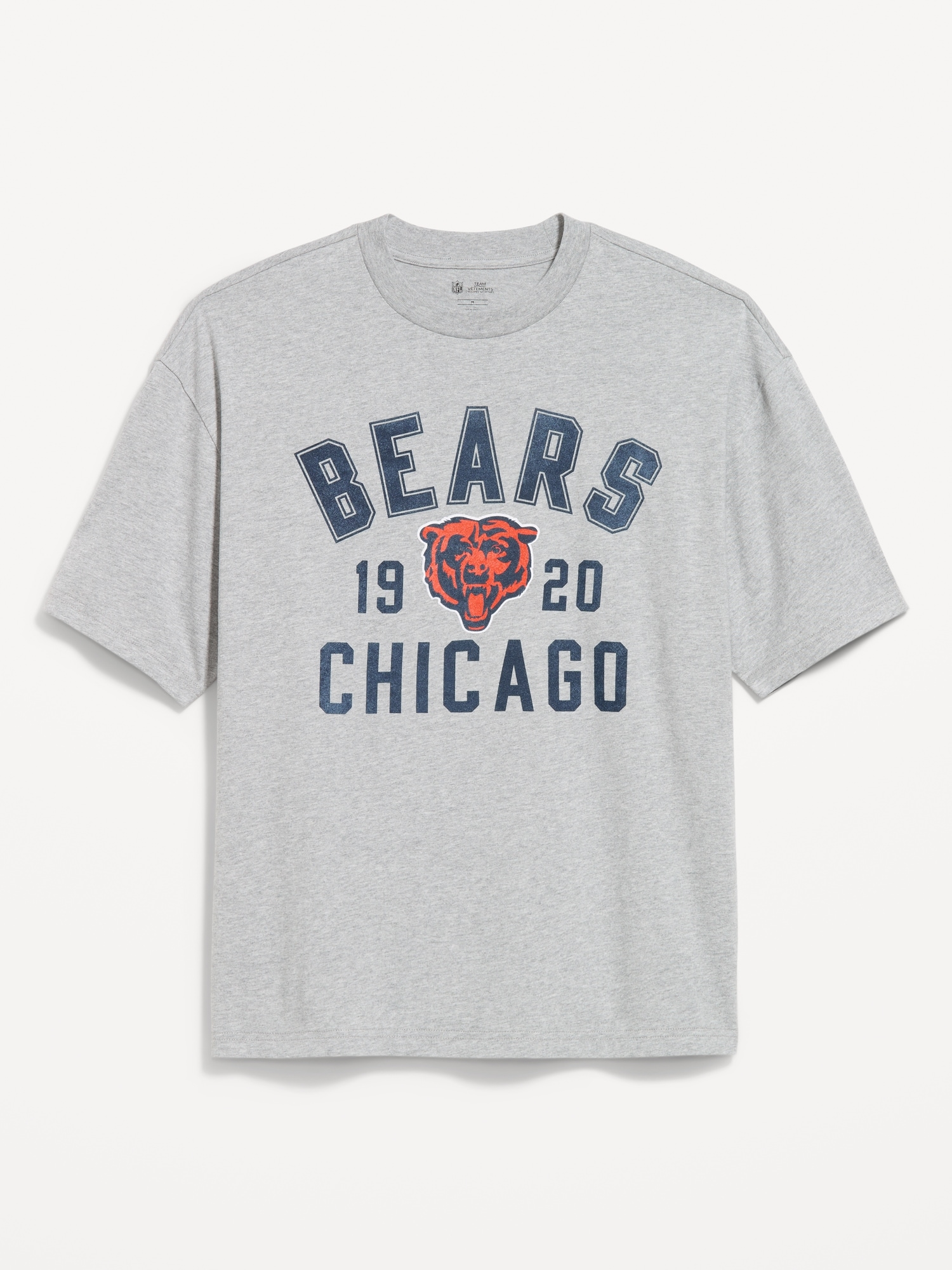 Chicago Bears Oversized Graphic T-Shirt for Men