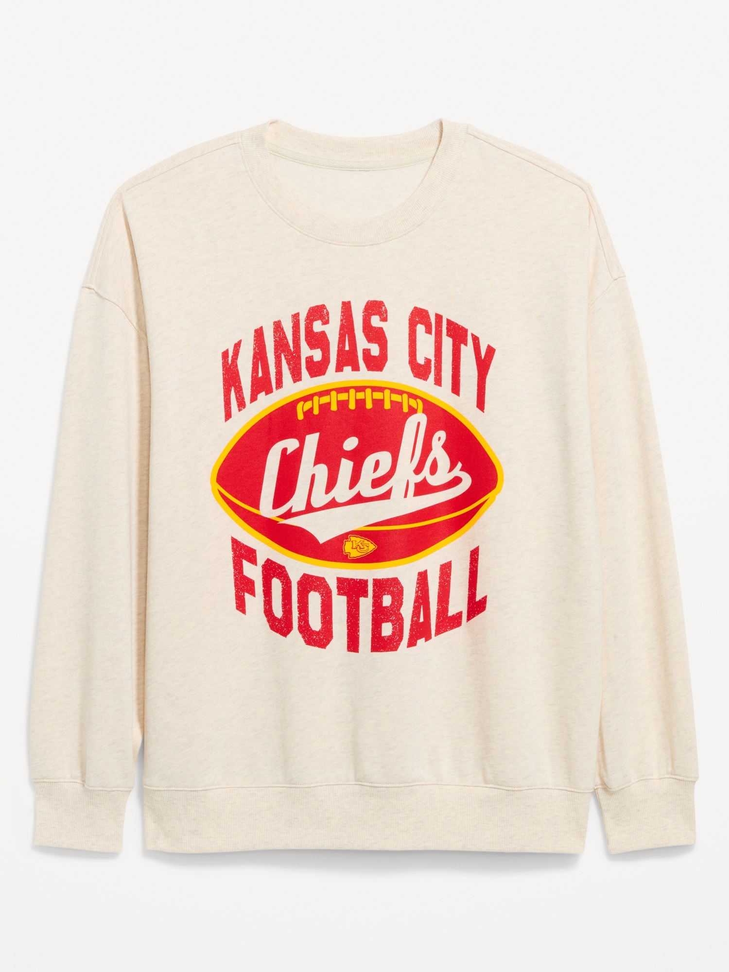 Kansas City Chiefs Oversized Fleece Sweatshirt for Women