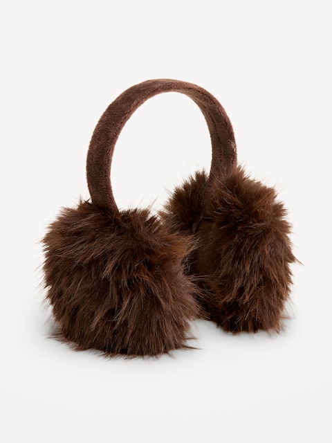Faux-Fur Earmuffs for Women