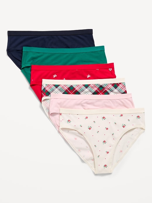 High-Waisted Everyday Cotton Underwear 6-Pack