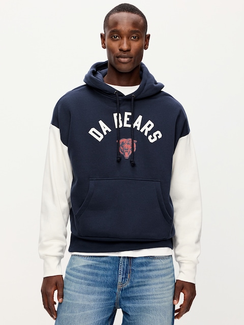 Chicago Bears Oversized Pullover Hoodie for Adults