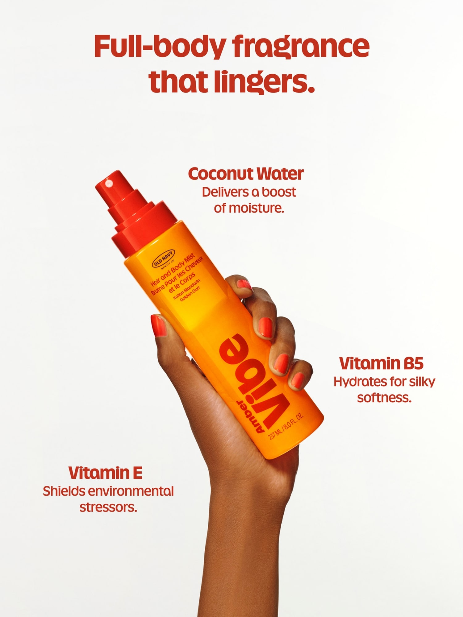 Amber Vibe Hair & Body Mist -- 3 oz.