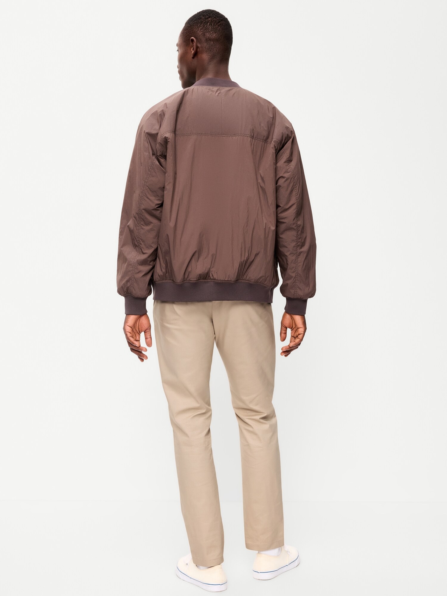 Мужские брюки Old Navy Slim Tech Ultimate 4.0 Chino, цвет: Серо-бежевый — фото 3