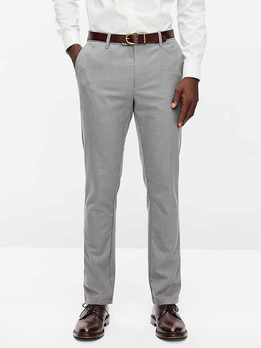 Old Navy Men's Slim-Fit Twill Dress Pants - Gray