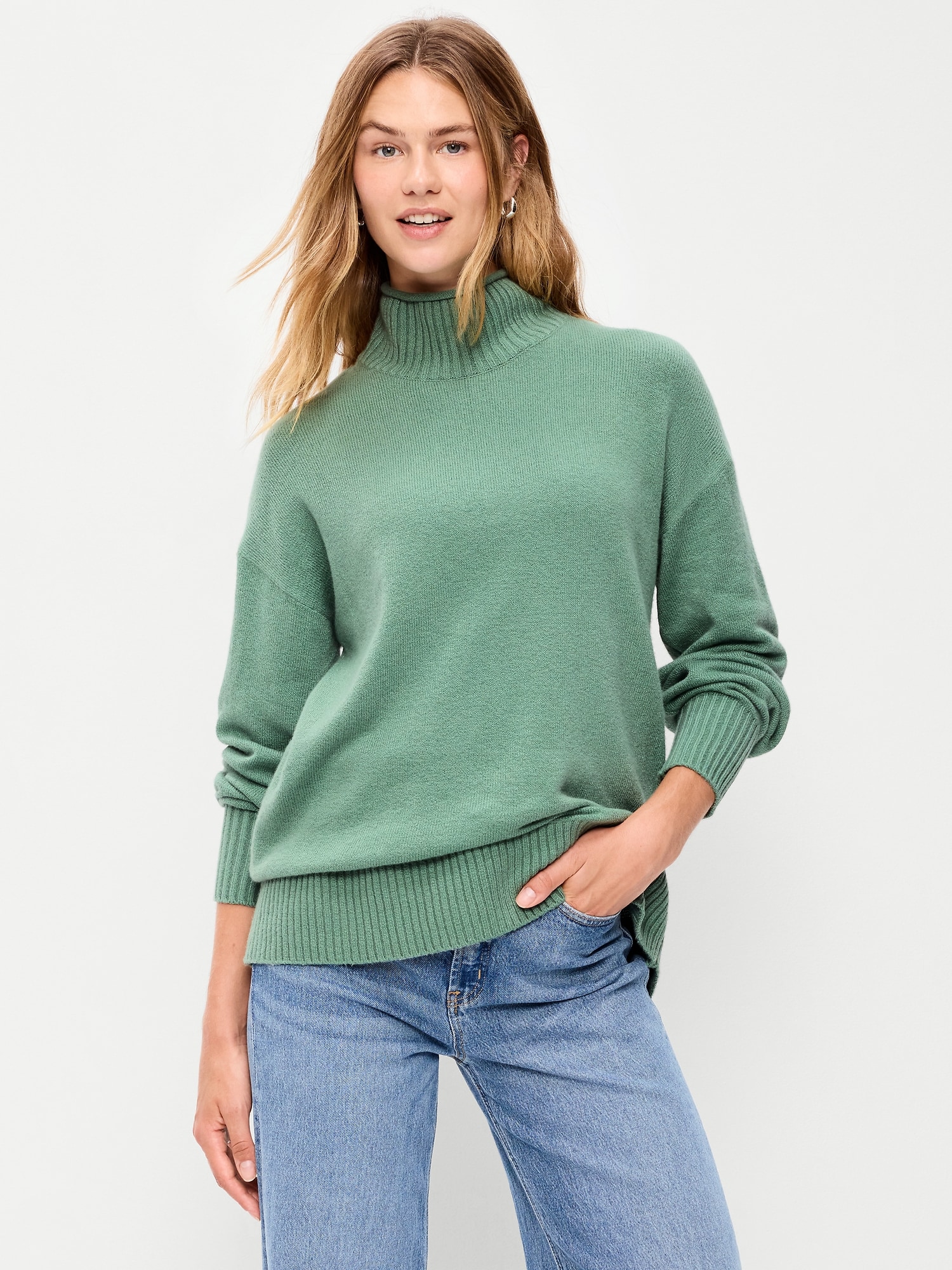 SoSoft Turtleneck Tunic Sweater