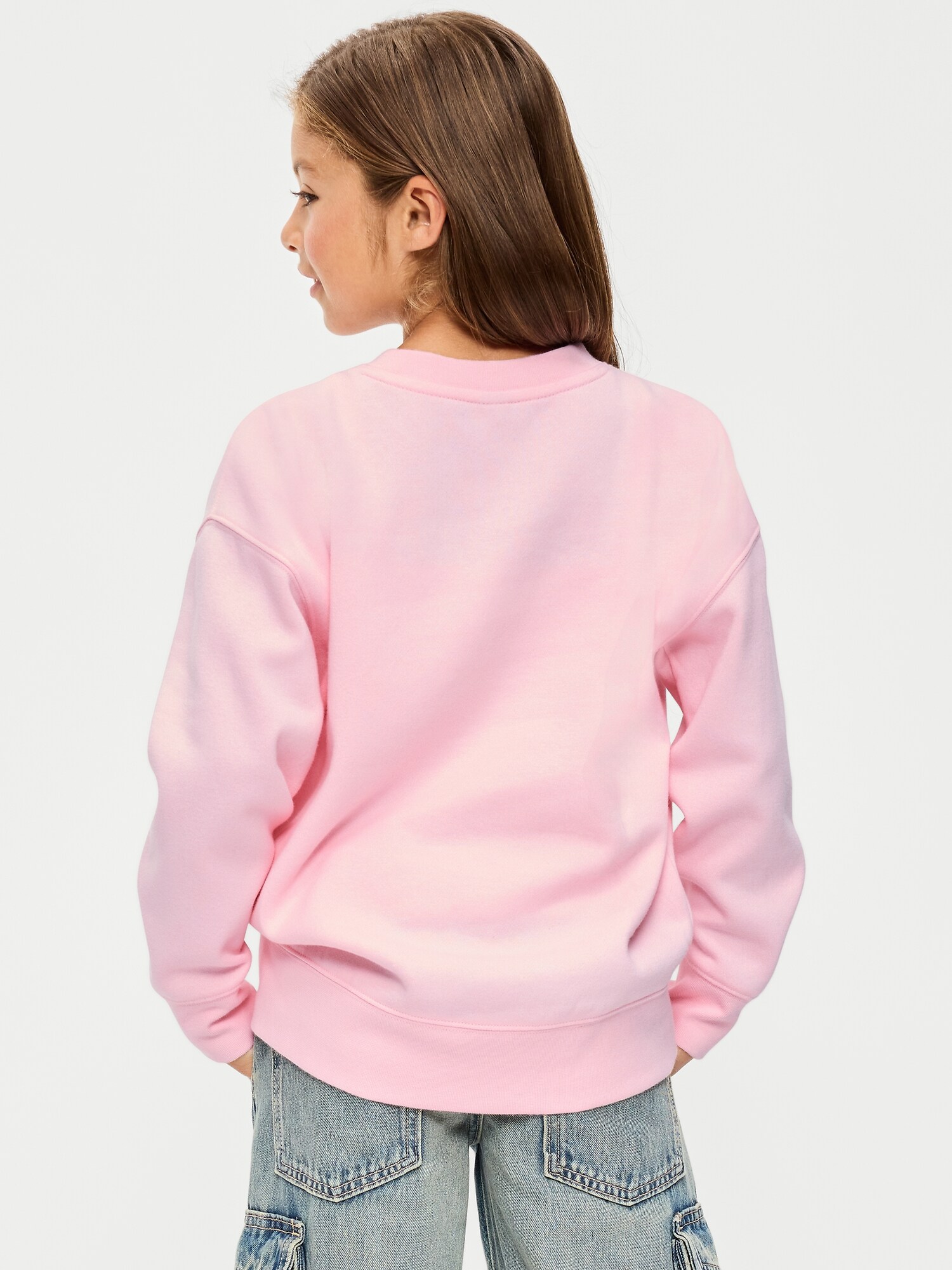 Свитшот Old Navy KPop Demon Hunters™ Oversized Tunic Sweatshirt для девочек, цвет: Розовый — фото 2