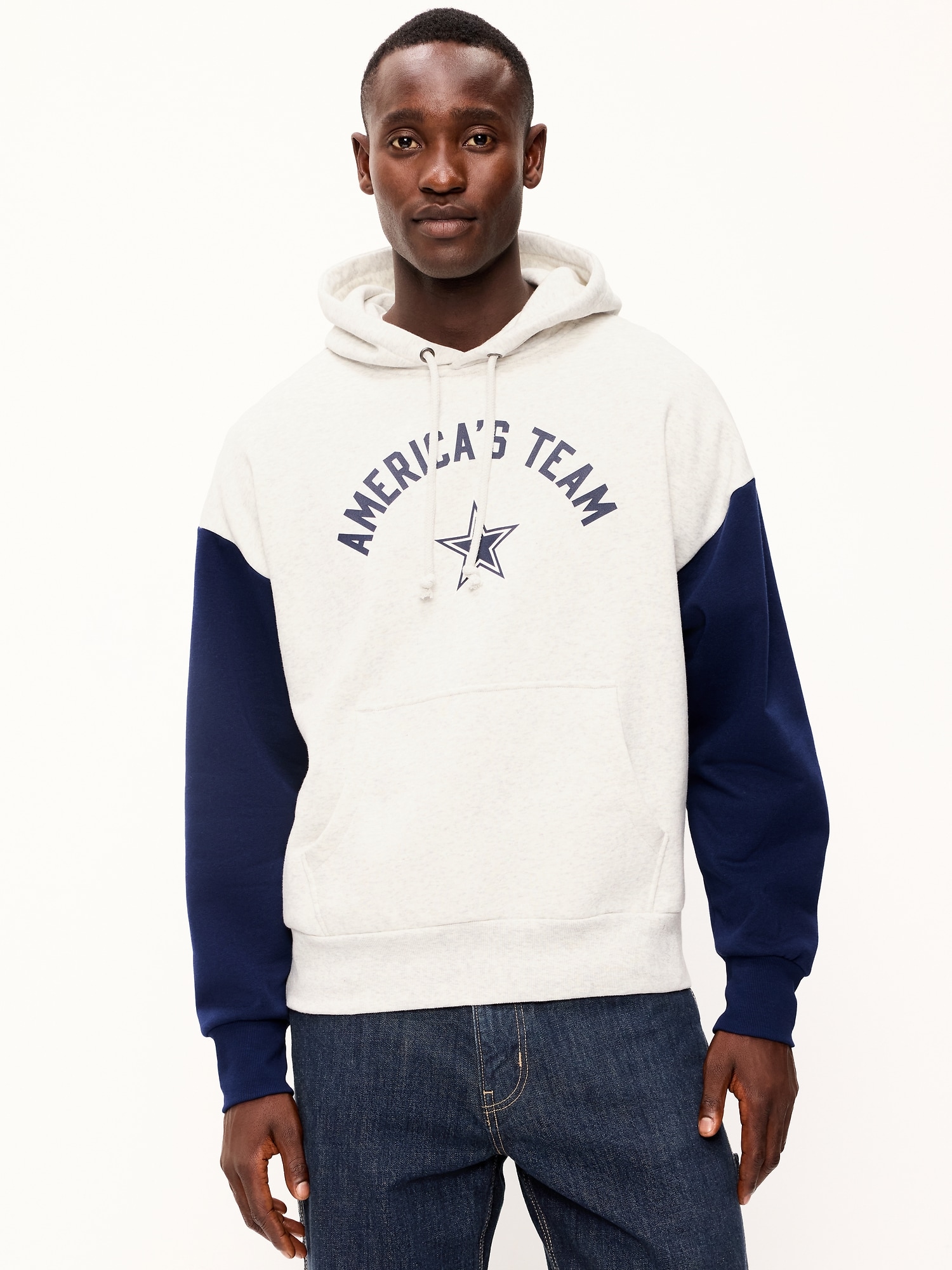Dallas Cowboys Oversized Pullover Hoodie for Adults