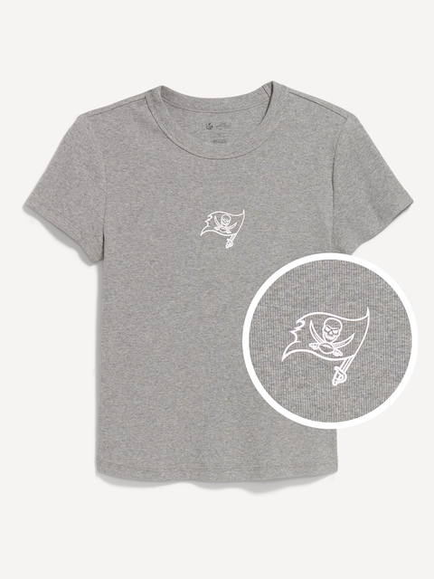 Tampa Bay Buccaneers Snug Crop T-Shirt for Women