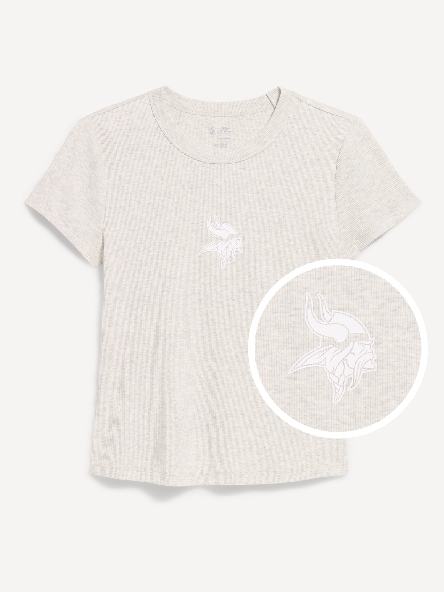 Minnesota Vikings Snug Crop T-Shirt for Women