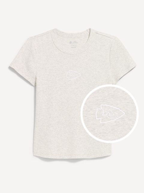 Kansas City Chiefs Snug Crop T-Shirt for Women