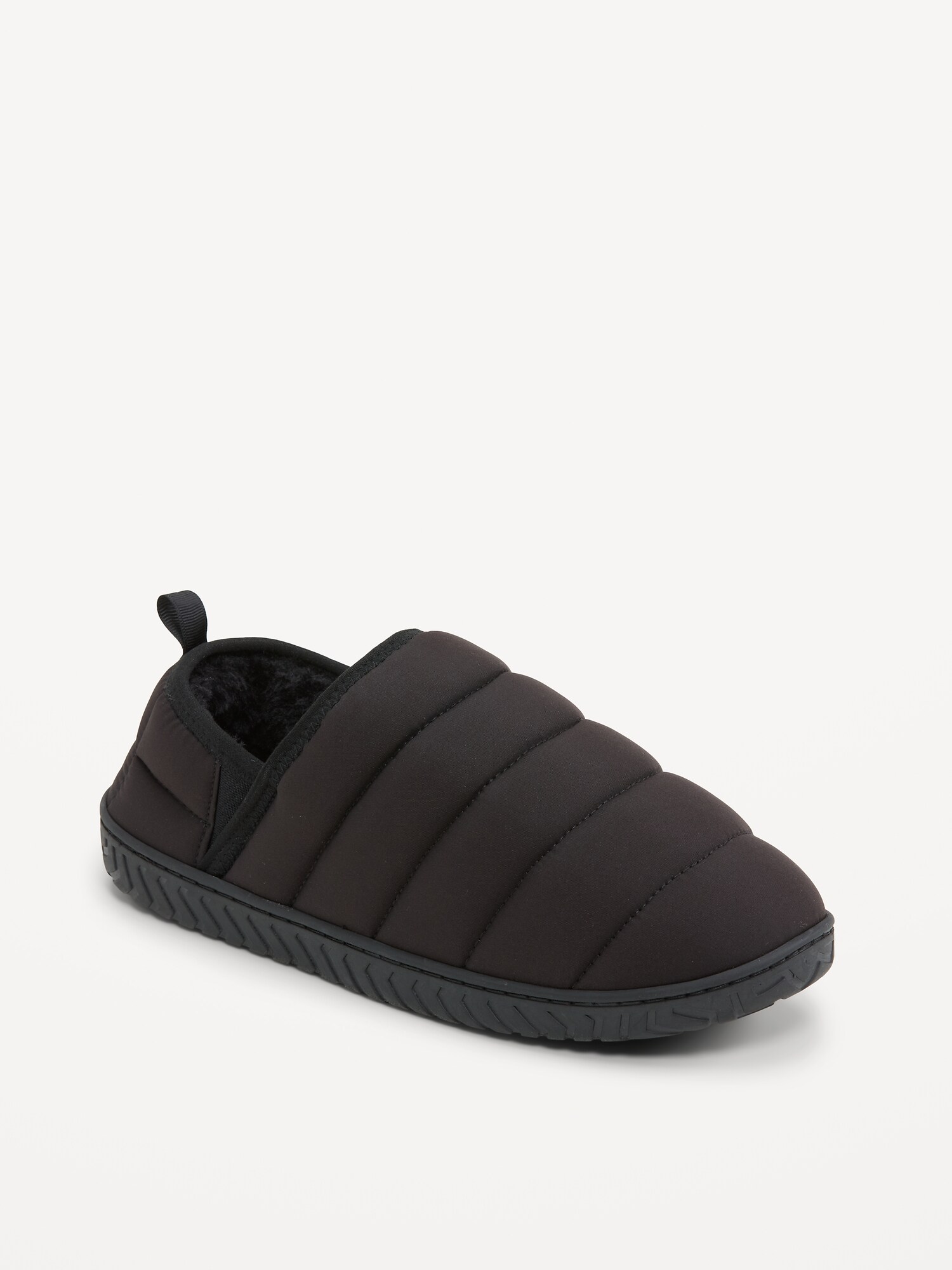 Мужские тапочки Old Navy Puffer Slippers for Men, цвет: Чёрный