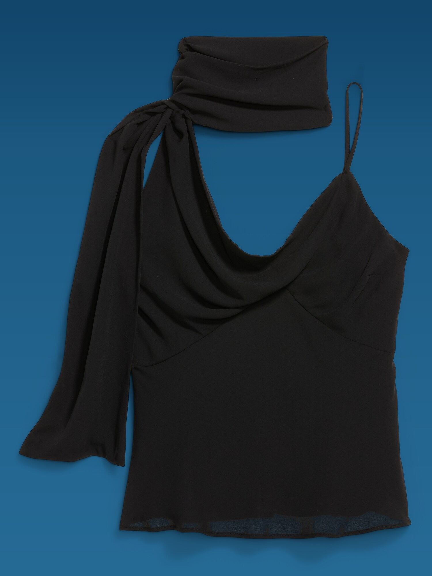 Женская майка Old Navy x Altuzarra с шарфом, цвет: Чёрный — фото 5