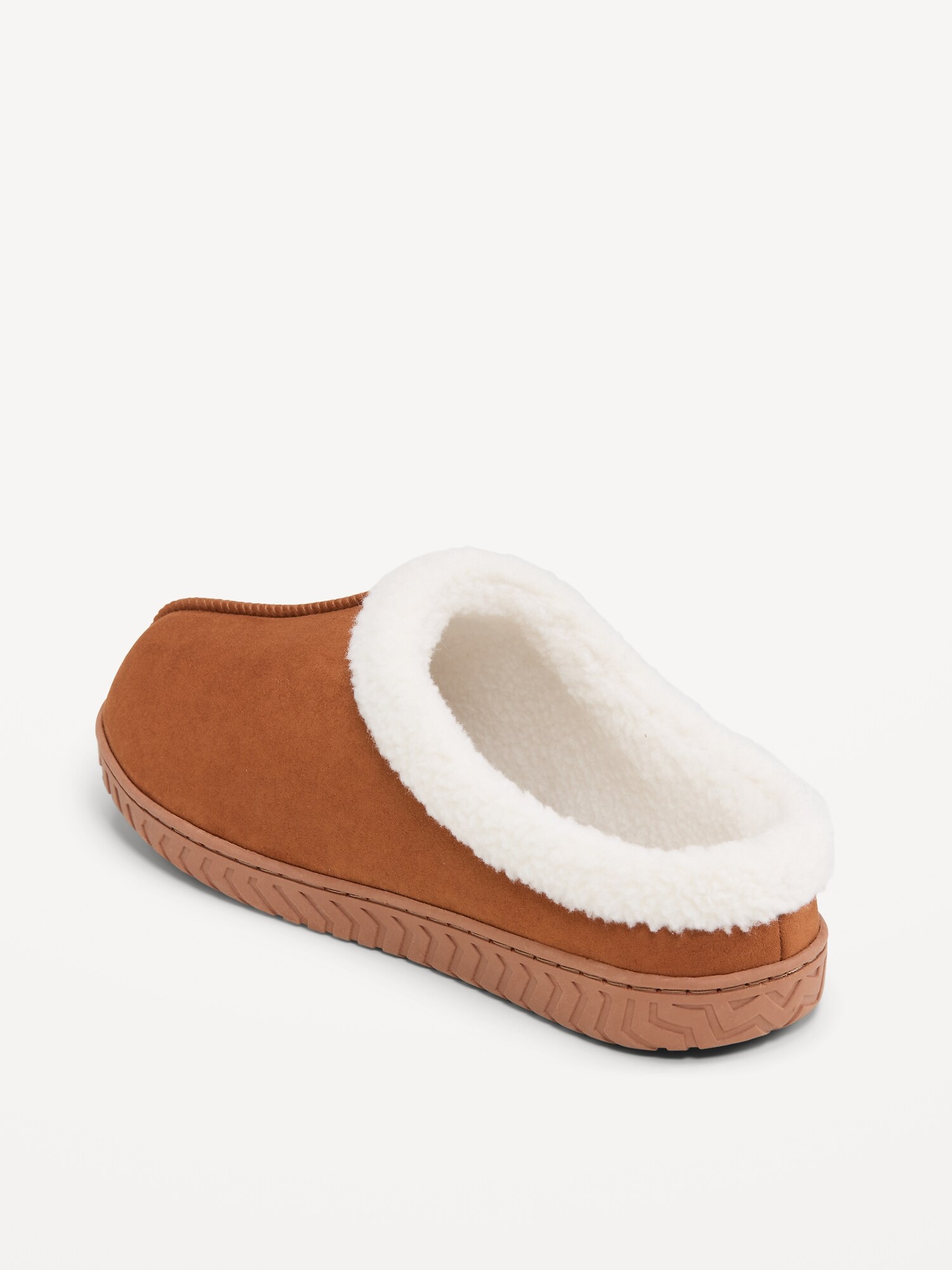Мужские сабо Old Navy Faux-Suede Clog Slippers for Men, цвет: Янтарный — фото 4
