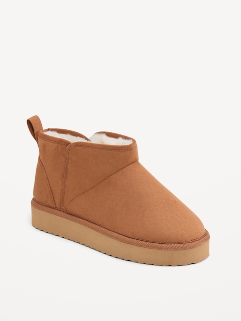 Faux-Suede Booties for Girls