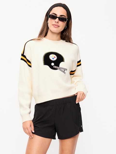 Pittsburgh Steelers Cropped Sweater for Women