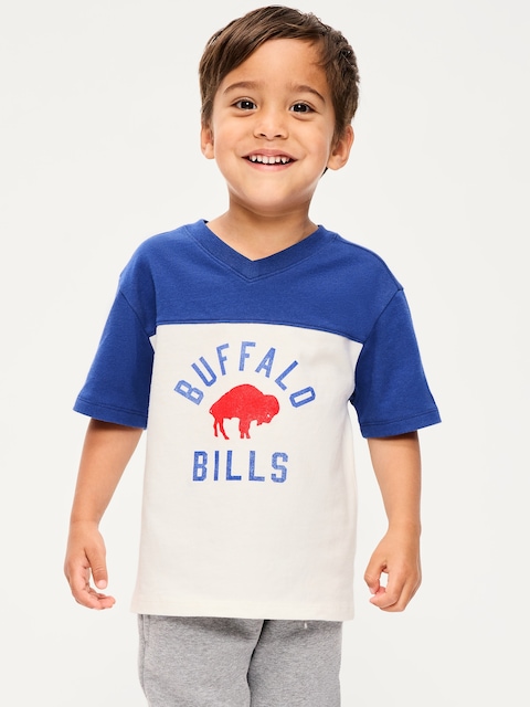 Buffalo Bills Oversized Graphic Football T-Shirt for Toddler Boys