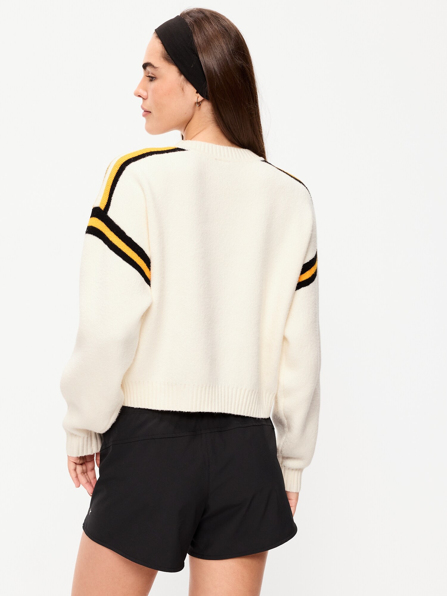 Pittsburgh Steelers Cropped Sweater for Women