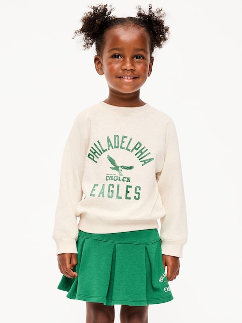 Philadelphia Eagles Crew-Neck Sweatshirt for Toddler Girls