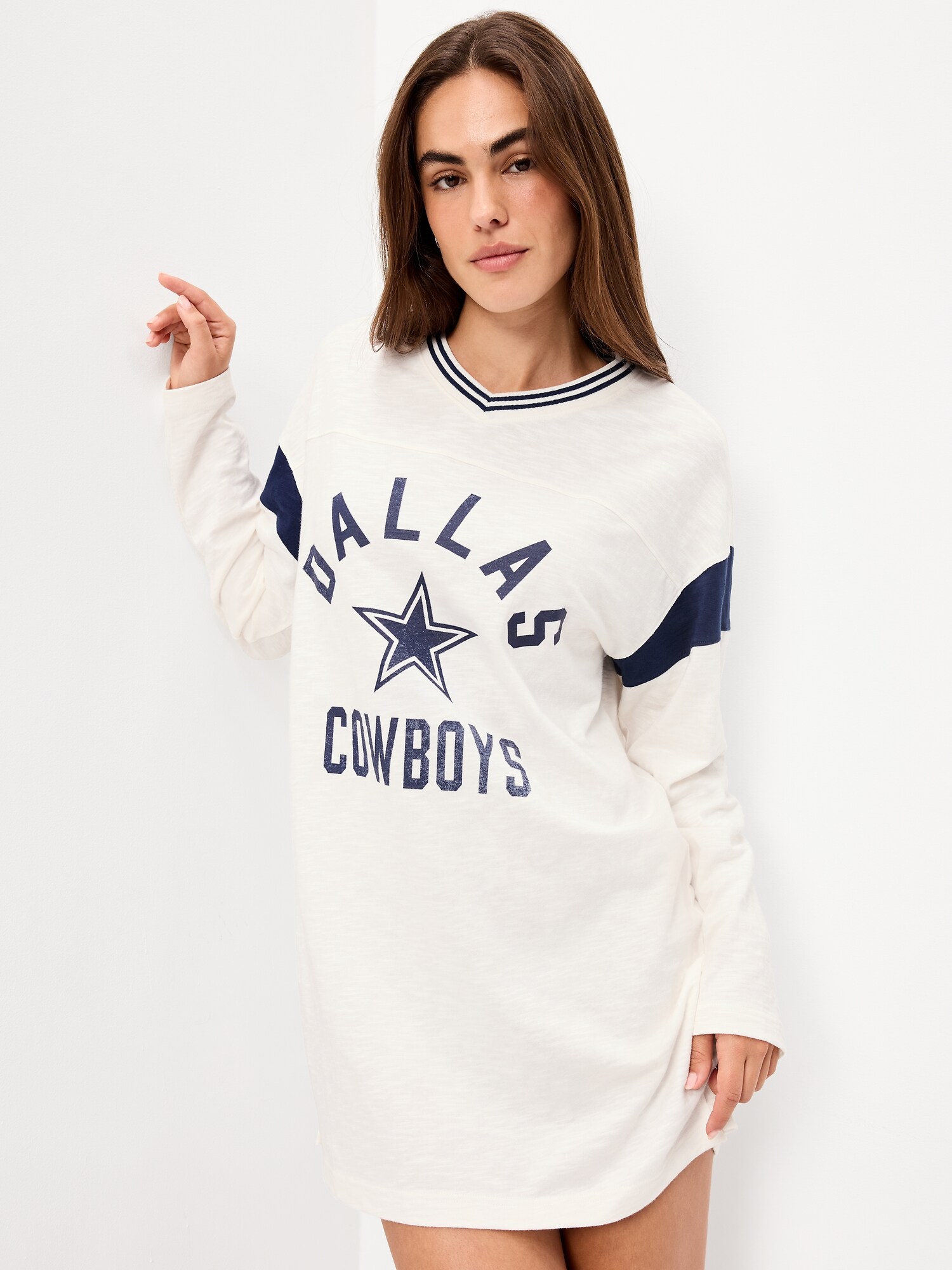 Dallas Cowboys Oversized Mini Football Dress for Women