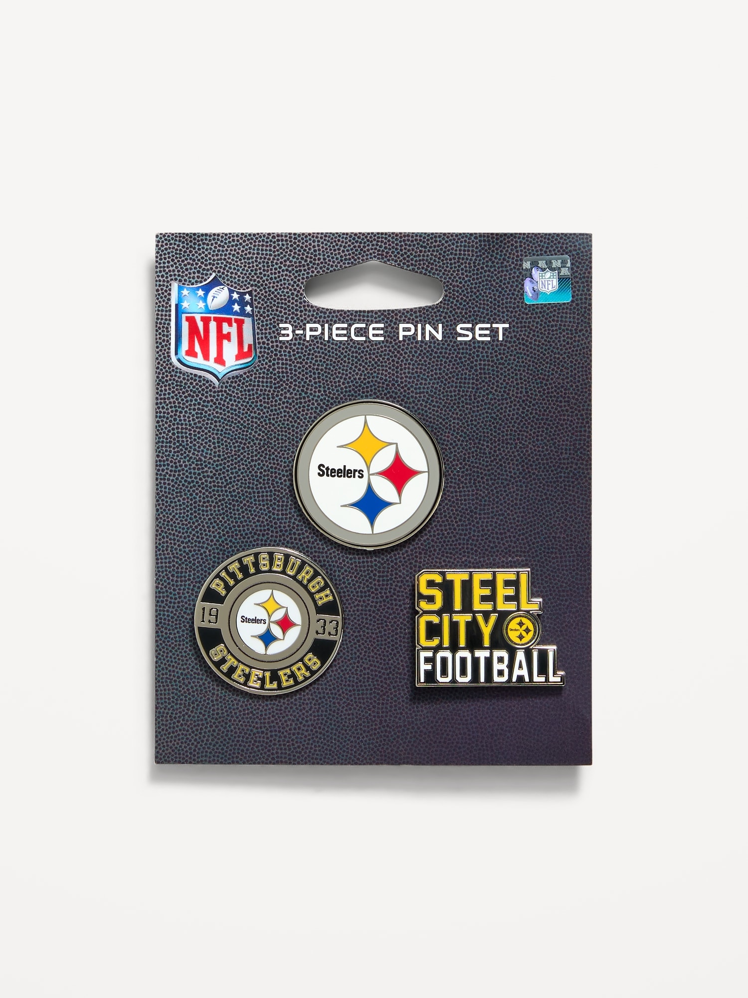 WinCraft® Pittsburgh Steelers 3-Pack Collector Enamel Pins