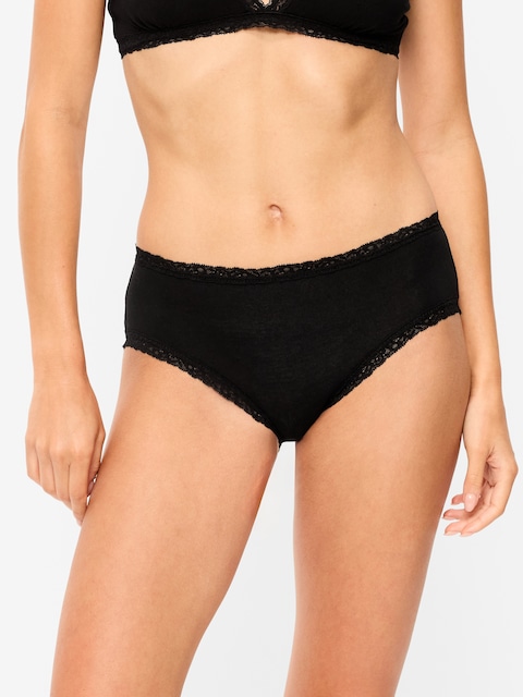 Lace-Trim Hipster Underwear