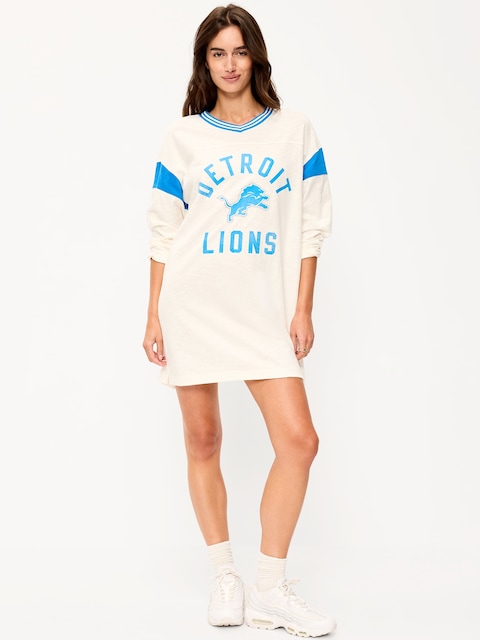 Detroit Lions Oversized Mini Football Dress for Women