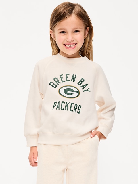 Green Bay Packers Crew-Neck Sweatshirt for Toddler Girls