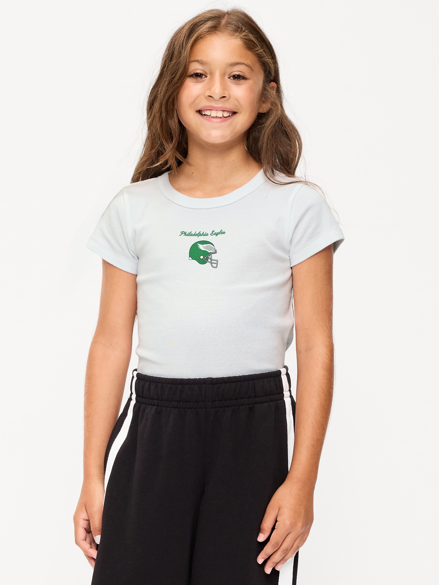 Philadelphia Eagles Fitted Graphic T-Shirt for Girls