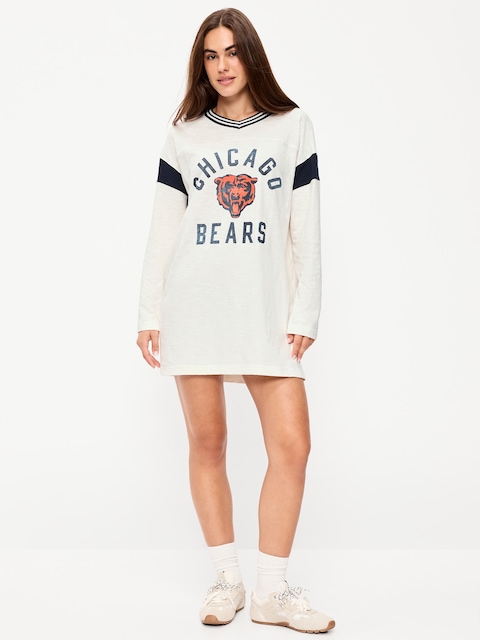 Chicago Bears Oversized Mini Football Dress for Women