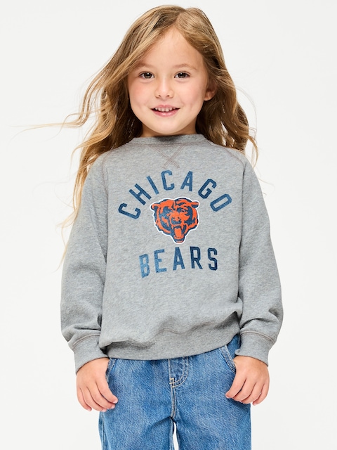 Chicago Bears Crew-Neck Sweatshirt for Toddler Girls