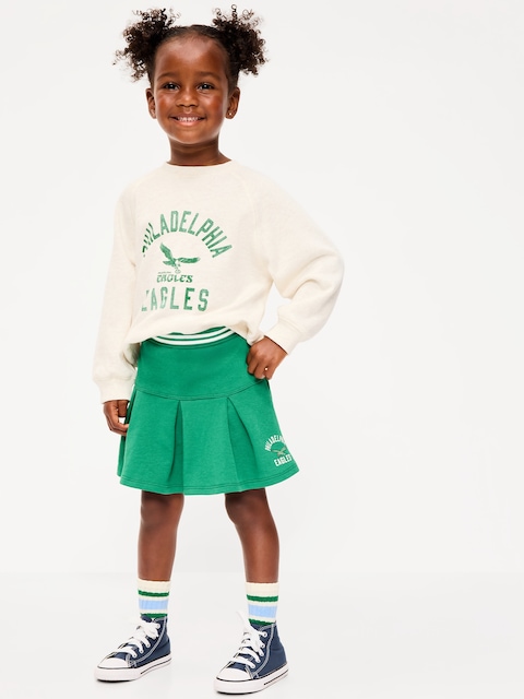 Philadelphia Eagles French Terry Pleated Skort for Toddler Girls